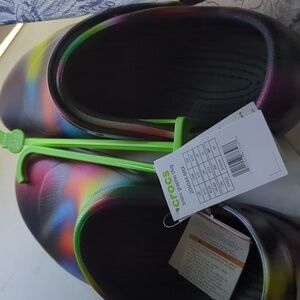 Crocs Bistro Graphic Clogs Men’s Size 13 Slip Resistant Work Shoes NWT